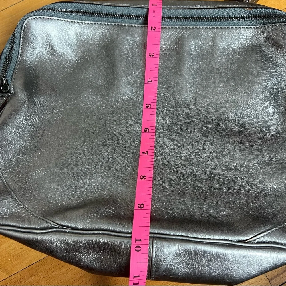 Kate Spade Metallic Silver Tablet Media Bag